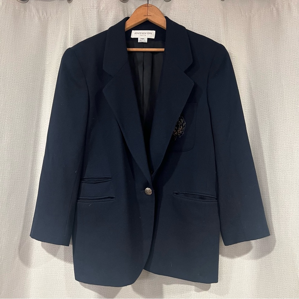 Jones New York Dark Blue Blazer